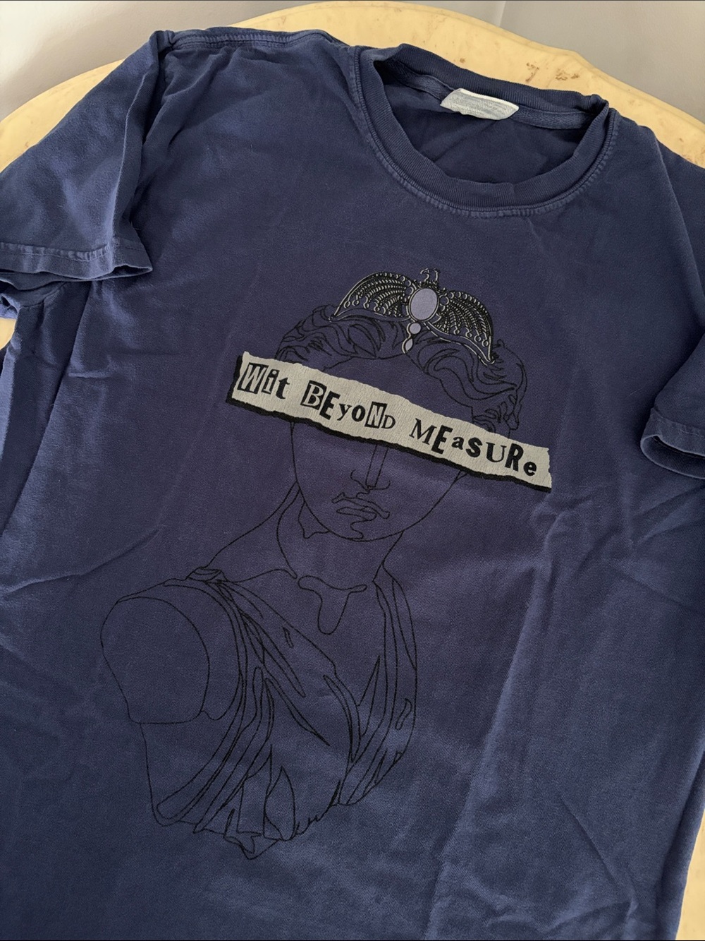 Ravenclaw Navy Graphic 'Wit Beyond Measure' Short Sleeve Tee